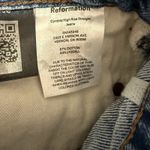 Reformation  Jeans Cynthia High Rise Jeans Womens 26 Distressed Straight Ankle Photo 6