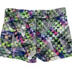 FILA Geometric Design Running Shorts Green Black White Size Small Photo 1