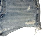 AGOLDE Parker Women's Shorts Distressed Frayed Hem Casual Blue Jean Size 29 Photo 2