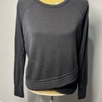 Athleta Women's Serenity Criss Cross Sweater/Long Sleeve Black Sz Small Photo 0