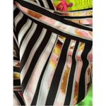 Bisou Bisou  Striped High Waisted Wide Leg Pants Medium Photo 4