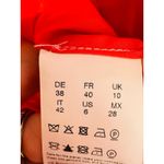 BOSS Burnt Orange Long Sleeve Tie Waist Oversized Blazer Jacket Size US 6 Photo 8