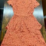 Missguided lace peplum skater style mini dress Photo 0