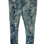 Pilcro Slim Boyfriend Jeans 33T Womens Plus Tie Dye Denim Casual Anthro Blue Size undefined Photo 0