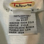 Talbots White Full Zip Jacket Size Petite Large Photo 10