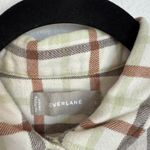 Everlane NEW Cotton Oversized Flannel Boxy Oxford Shirt in Plaid S Photo 6