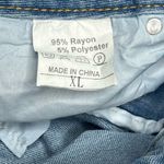 D & W Jeans 1981 Cut off Raw Hem Denim Jean Shorts XL 16 Blue Photo 2