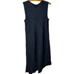 Flax  Women’s Sz Small Linen Long Dress Sleeveless Asymmetrical Hem Photo 6
