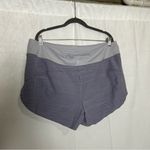 Athleta  Light Purple Run With It Textured 3.5” Short Athletic Workout Casual XL Photo 1