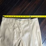 Jason Wu Faux leather pants with bottom slit business casual stretch bodycon indie boho Photo 2