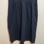 Pact  Relaxed Slub Knit Organic Cotton Henley Tank Midi Dress Black Size Small Photo 6