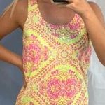 Lizard Thicket Yellow And Pink Sequin Dress Photo 0