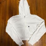 Hollister White Full-Zip Hoodie Photo 0