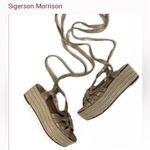 Sigerson Morrison Cosie Lace Up Platform Sandals Size 6 Photo 3