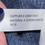 Ralph Lauren Lauren Women's Navy Blue Cowl Neck Waffle Knit Cotton Sweater L Photo 9