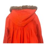 Anthropologie  DAUGHTERS OF THE LIBERATION Pintuck Faux Fur Hooded Parka Size L Photo 8