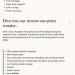 J.Crew NWT Ruffle one-shoulder one-piece swimsuit in Liberty® fabric Size 0 XXS Photo 10