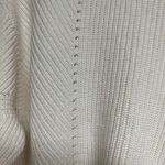 Joie  Mock Turtleneck Button Detail Sweater Cream XXS Photo 4