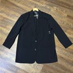 EXPRESS NEW $168  Oversized Boyfriend Blazer Women's Medium/Large Black Office Photo 11