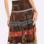 Johnny Was  Wilhelmena Tiered Mesh Skirt multi colored XL Photo 1