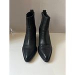 J.Crew Black Leather Chelsea Western Boots size 7 Photo 2