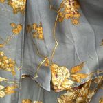 Lulus EUC Fine and Dandelion Grey Floral Shorts Romper Dress Size Large Photo 6