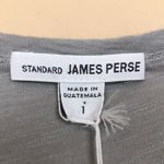 James Perse NWT Standard  Women’s Gray Foil Soft Comfy Racerback Tank Midi Dress Photo 7