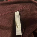 Athleta Burgundy Studio Barre 2.0 sweatshirt dress size X small Photo 10