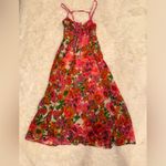 Free People NWOT  Dream Weaver floral flowy Maxi Dress Ivory Combo sz L Photo 2