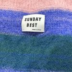 Aritzia Sunday Best Reese Cardigan Purple Pink Cropped Women’s Large Blue Photo 1