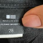 Vervet Flying Monkey Black Low Rise Distressed Skinny Denim Jeans Photo 8