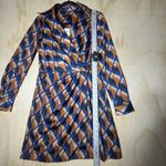 Banana Republic Long Sleeve Dress Satin Wrap Mini Dress Size 6 NWT Photo 5