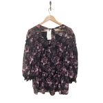 Ted Baker London Ballou Tiered Chiffon Blouse Size 6 Photo 5