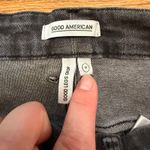 Good American Good‎ American Good Boy Crop Jeans Plus Size 18 Black Wash Raw Hem NWT Photo 8