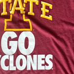 Nike Iowa State Cyclones T Shirt Womens XL Red Short Sleeve Slim Fit Tee NCAA Photo 3