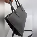 Michael Kors  Scarlett East West Satchel Charcoal Pebbled‎ Leather Handbag Photo 6