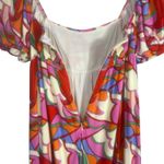 Golden by Golden Couture Maxi‎ Dress – Colorful Abstract Puff Sleeve – Size M Size M Photo 9