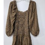 Urban Outfitters UO Francis Smocked Long Sleeve Mini Dress size M Photo 3