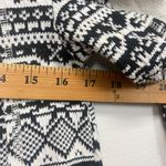 Anthropologie Lilka Pullover Black White Sweater Geometric Aztec Pattern sz S Photo 5