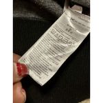 Gap  Women’s Black Crewneck Cropped Sweatshirt w Zippers On Each Side at Hem - PM Photo 6