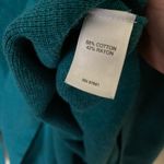 J. Jill Women’s Teal Long Sleeve Sweater Midi Dress Size Large Blue Photo 5