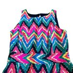 Lilly Pulitzer  Sherlyn Chevron Print Dress Sleeveless Open Back Size 4 Women's Photo 2