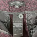 Mario Serrani Size 14 Jacquard Pattern Print Dress Pants Straight Leg Formal Photo 5