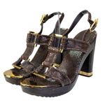 Tory Burch  Karmen Sandals GUC $269 Size 8.5M   S3537 Photo 4