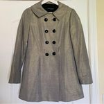 Banana Republic  Women's Gold & Black Striped Double Breasted Jacket Trench Coat Photo 0