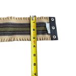Scanlan & Theodore Waist Belt Woven Hemp Canvas Beige‎ Tan Earthy Snap Closure Photo 5