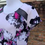 Inc international  Concepts Petite Lavender Textured Floral Mesh Stretch Dress PL Photo 2