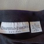 Drapers And Damons Size Petite Large Black Sleeveless Tank Top Photo 1