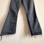 Mother The Insider Crop Step Fray Jeans Black So Far Gone 26 Photo 3
