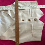 Elegant Cream Crop Top Vest Brown Photo 4
